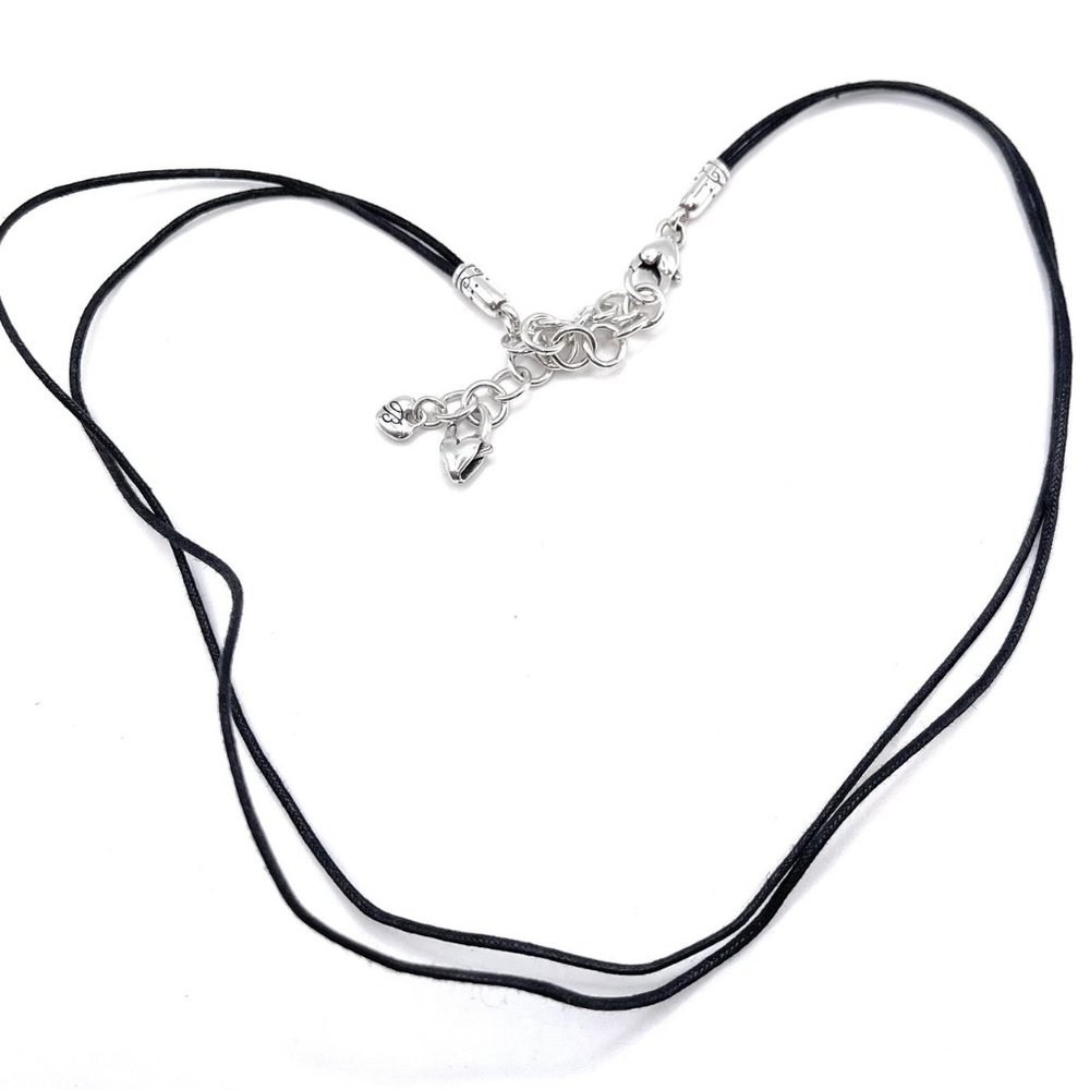 Brighton Black Double Stranded Necklace - 1283 - image 1